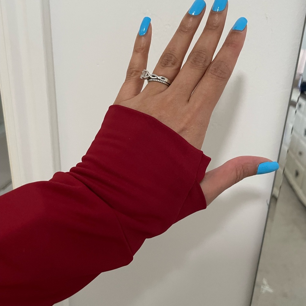 Fabletics Burgundy Performance Jacket - image 5